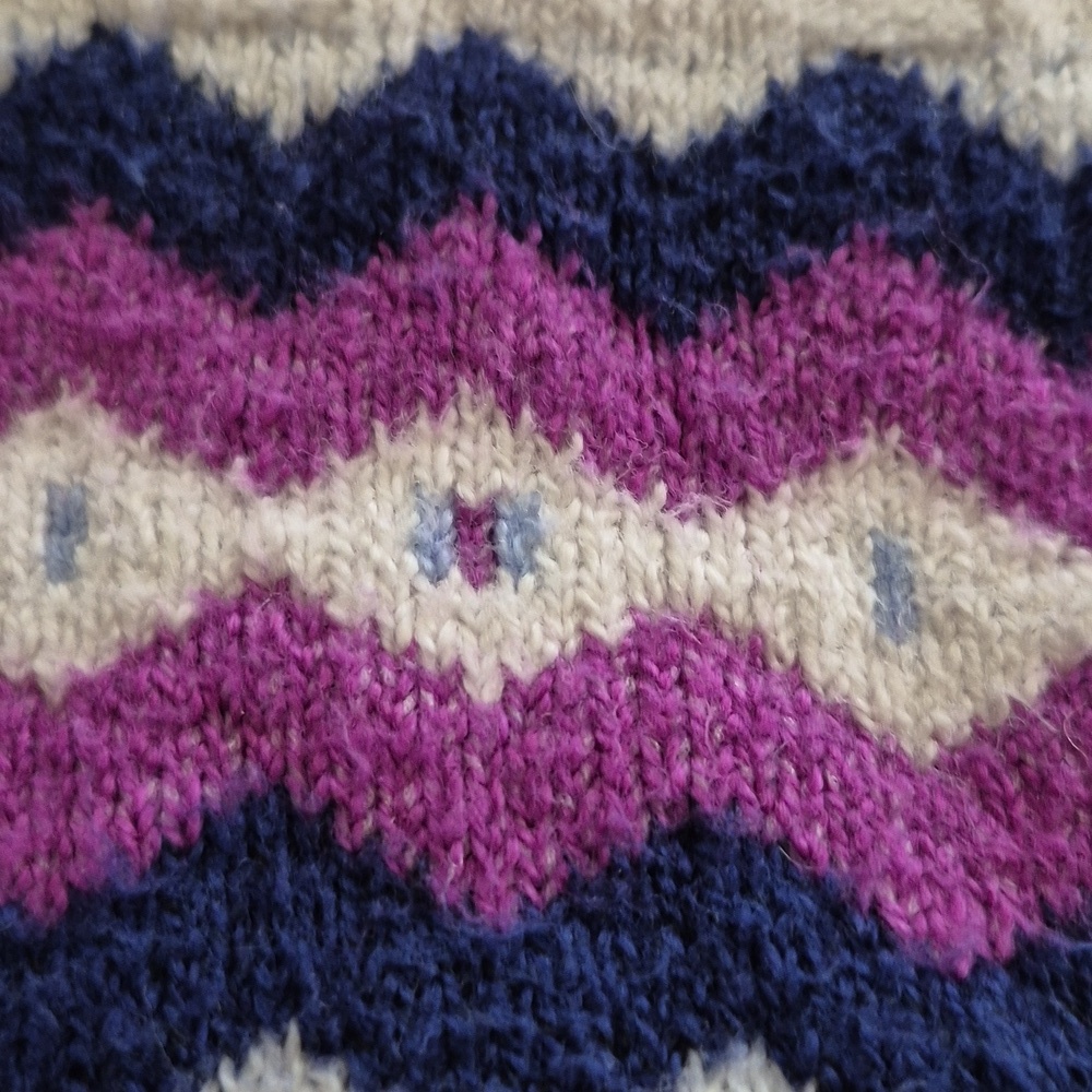 Ann Taylor LOFT Womens Fair Isle Nordic Cabincore Ski Cable Knit SzXXL.($1265) - Picture 15 of 16